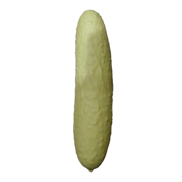 Pickle Squeeze Toy – Långsamt stigande gurkform – för ångest och dekompression Gul
