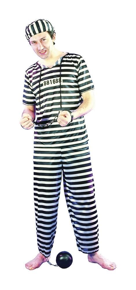Fange Kostume Halloween Sort