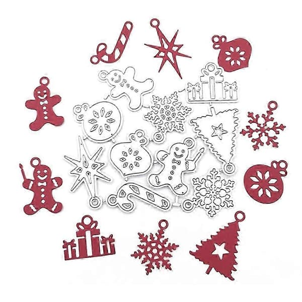 DIY Håndværk Metal Skærestøbeforme Skær Støbeform Jule Scrapbog Prægningsstencils Skærestøbeform