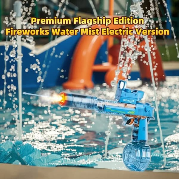 Electric Water Gun with LED Light Blå 580