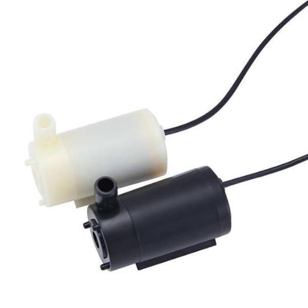 USB-interface pumpe til kæledyrsfontæne akvarier sæt med 3 motorer super støjsvag pumpe havevanding sort Black