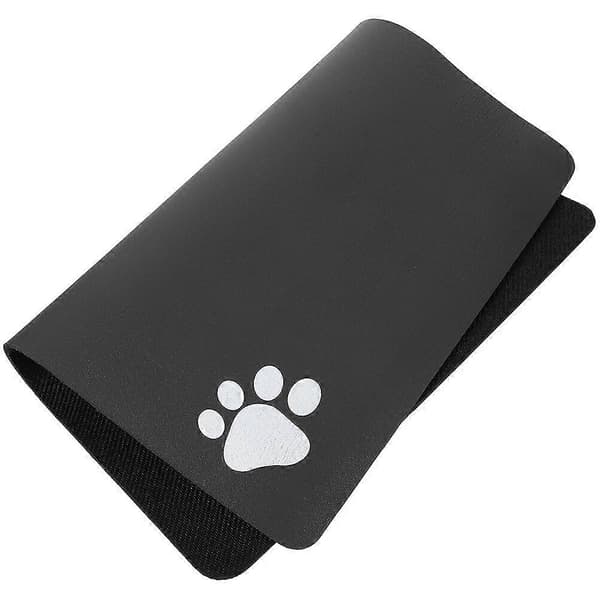 Hunde-fodermåtte, absorberende hundemåtte til mad- og vandskål, ingen pletter, hurtigtørrende vandskålsunderlag 50.00X30.00X0.40CM As Shown 2