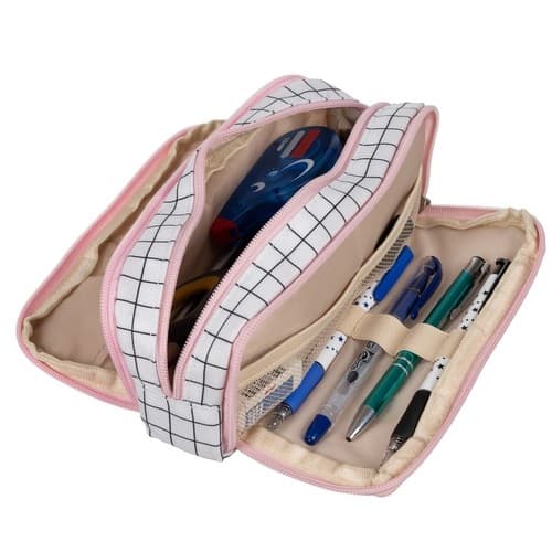 Pennal / Pennskrin - Etui for penner Vit white