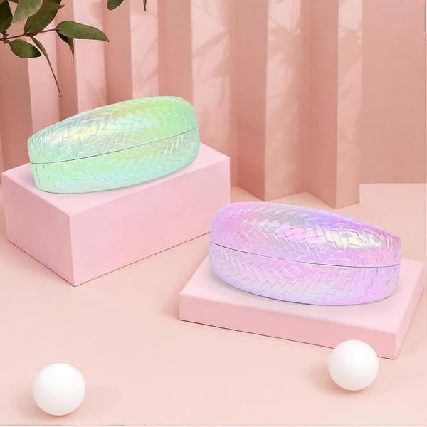 2-pak store hardcase solbrilleetuier til beskyttende opbevaring af briller