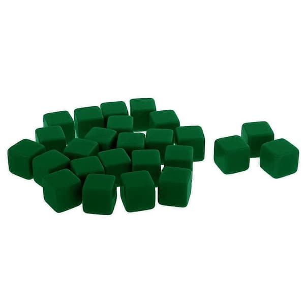 5-10 pakker 25 stykker firkantede blanke terninger D6 seks-sidede RPG spil terninger gave 6 Pcs