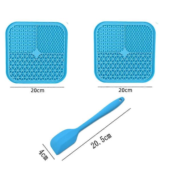 Slikkepuder til kæledyr, slow-feedere og skridsikre designs