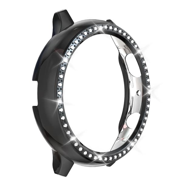 Täysin peittävä Rhinestone-kuori Galaxy Watch Active 2 44mm Musta