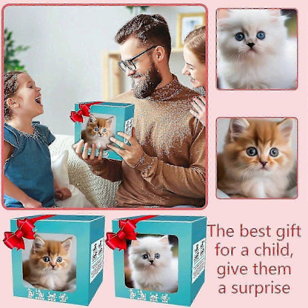 Robot Cat Plush Toy for Kids with Interactive Fun Activities C