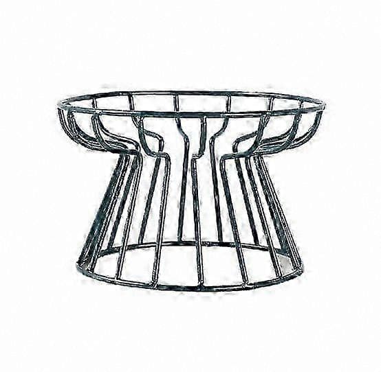 Forhøjet foderstation til kæledyr med metalstativ til katte og killinger, holder til mad- og vandskåle i tråddesign Black