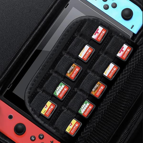 Protective Case for Nintendo Switch: Shockproof & Practical Svart black