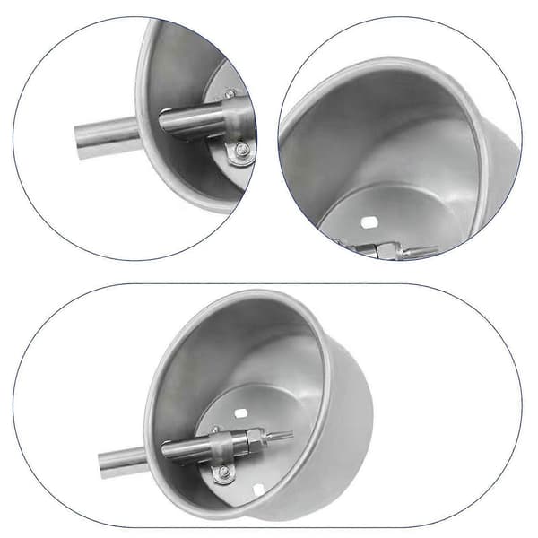 Automatisk svinedrikkekop multifunktionelt udstyr tilbehør 22cm Dia