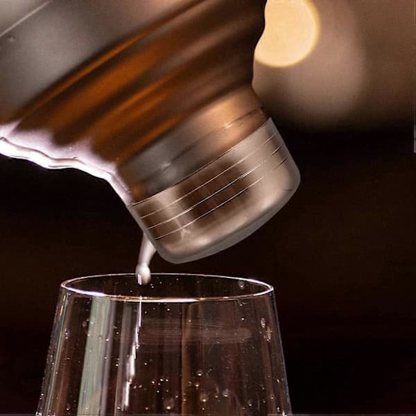 Erstatningslokk til cocktailshaker i rustfritt stål, lokk til shakerkopp, lokk til shakerkrus