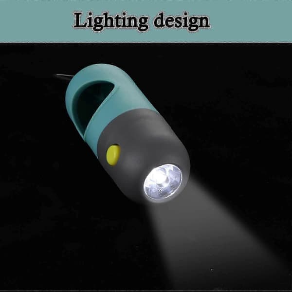 2 stk. hundeposeholder med LED-lommelygte