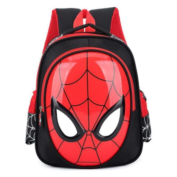 Barn Gutter Spiderman Ryggsekk Skoleveske Mørkeblå