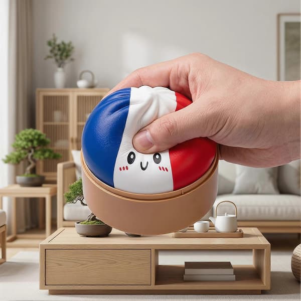 National Flag Dumpling Squeeze Toy – Vattentät Design – för Utomhusbruk A