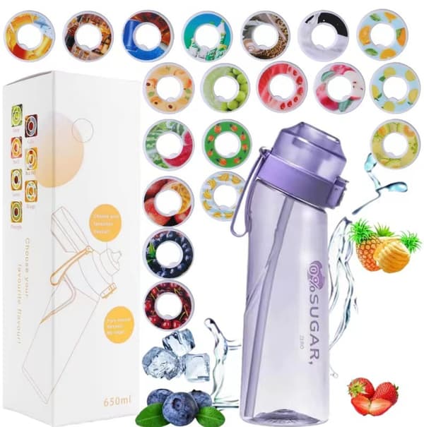 0sugar0 Kalorigradient Färg Doft Vattenkopp Sportkopp Tritan Doftringkopp