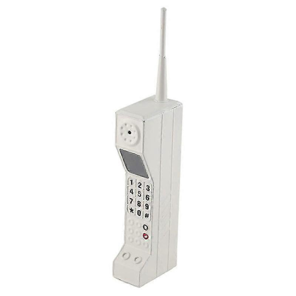 Retro trådløs telefonhåndsæt Vit