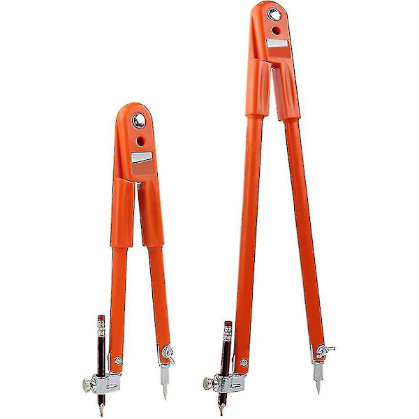 Professional Compass for Woodworking, Large Diameter Adjustable Compass for Marking and Scribing Geometry