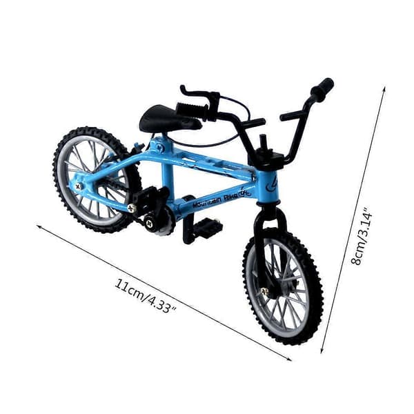 Mini Finger Cykellegetøj Legering DIY til Kreativ Simulation Miniature MTB Cykel Mo Black