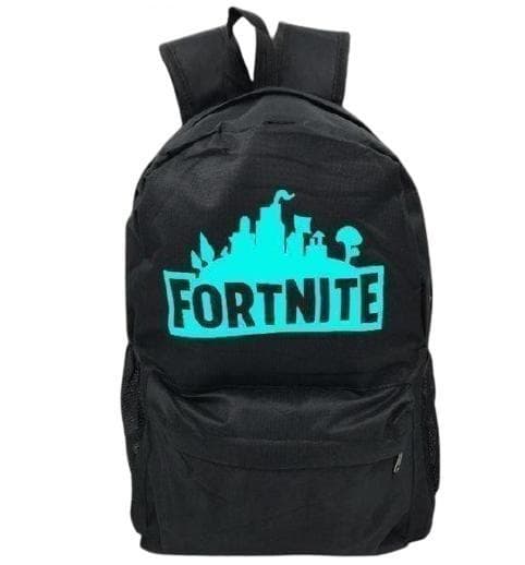 Fortnite Rygsæk Sort Night Luminous Lyser i Mørket
