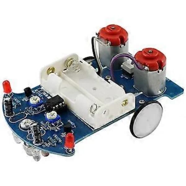 Practice Soldering Learning Electronics Kit Smart Car Project Kit Track Following RCar DIY Kit DIY Electronics Kit, A