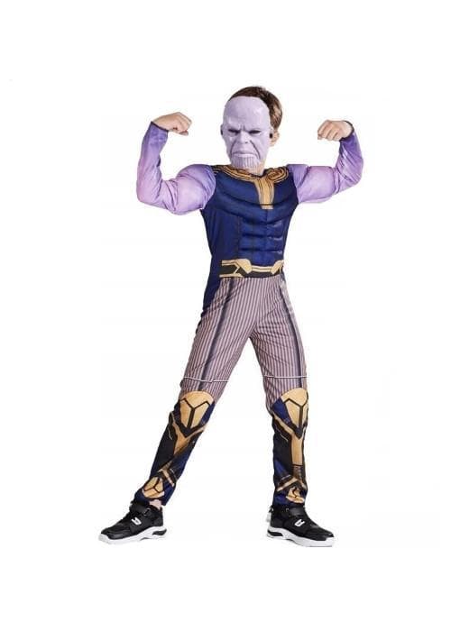 Thanos Deluxe -naamiaisasu Halloween monivärinen