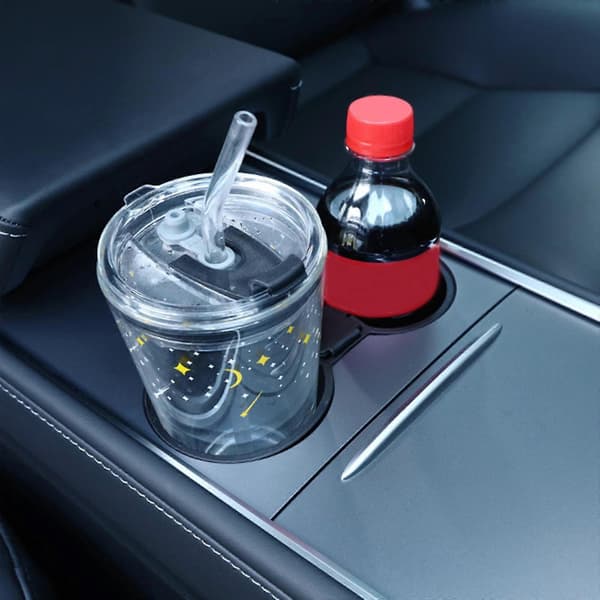 Til -tesla Model 3 Model Y Silikone Kopholder Indsats Kopholder Ikke-giftig