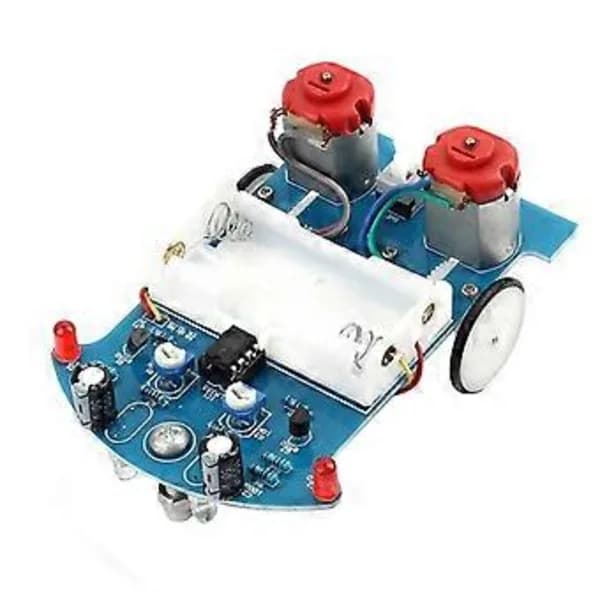 Practice Soldering Learning Electronics Kit Smart Car Project Kit Track Following RCar DIY Kit DIY Electronics Kit, A