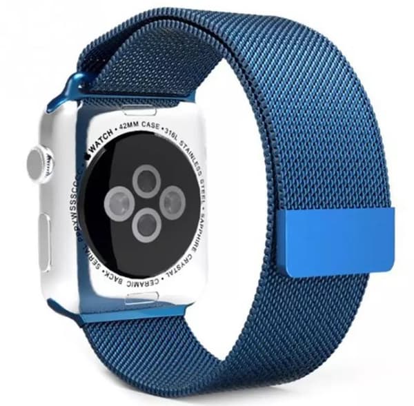 Apple Watch 4 - 44mm - Stållænke i rustfrit stål fra Royben Grå
