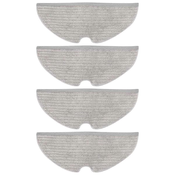 Moppdynor 4-pack Mikrofibermoppduk för Roborock S6 Pure S6 MaxV S5 Max S5 Robotdammsugare M