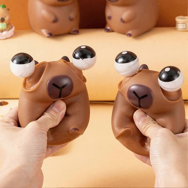 Popping Eye Capybara Squeeze Toy - med ångestlindring - för barn 1st