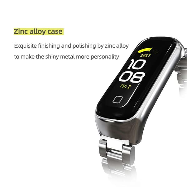 Urrem i rustfrit stål til Samsung Galaxy Fit 2 Blue
