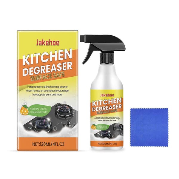 Kitchen Degreaser Cleaner Non-Corrosive Multifunctional Cleaner for Stubborn Stains