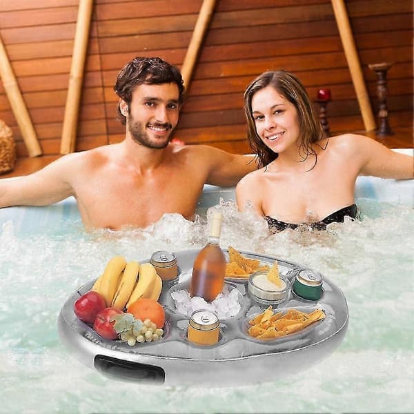 Pool Float Mugghållare Uppblåsbar Strandpool