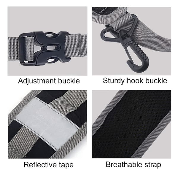 Adventure-Ready Backpack Straps, Premium Nylon Outdoor Gear with Quick Release Buckle (Adjustable Length)