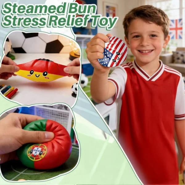 National Flag Dumpling Squeeze Toy – Vattentät Design – för Utomhusbruk A