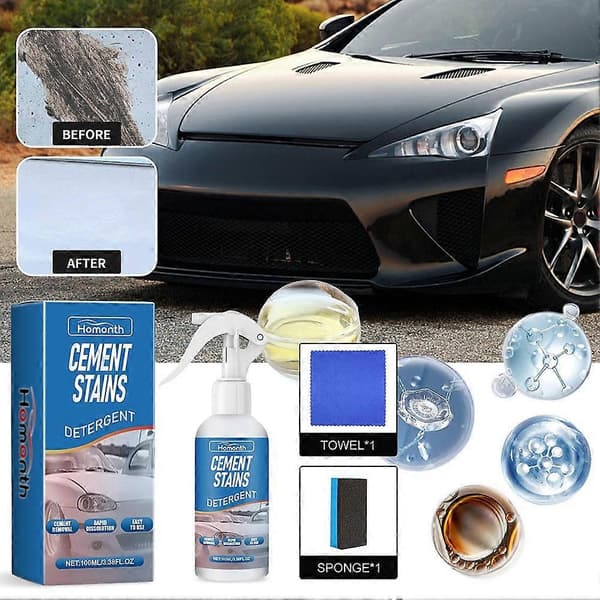 Bilsementfjerner Spray Kit Sementfjerningsspray Betongflekkfjerning