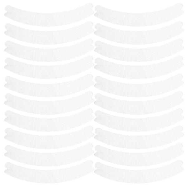 20 ark tvättbara magfoder för svettutslag engångs under magen svettfoder dynor magband för hudutslag 71.00X10.80X0.10CM White