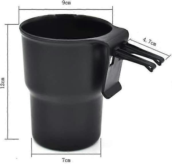 2x Bil Universal Drikkeholder Flaskeholder Kopholder Biltilbehør