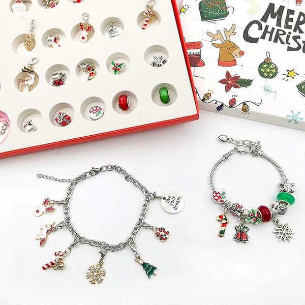 Julekalender Blind Box DIY Håndverksmaterialer Smykkesett Mt