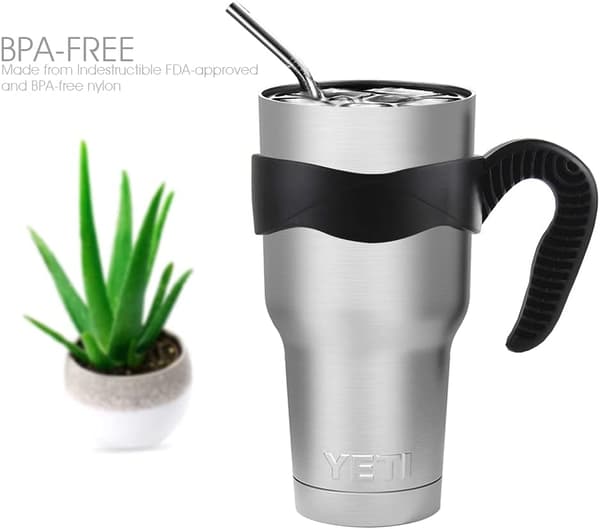 YETI 30oz Rambler Kopphåndtak, sklisikkert reisehåndtak for Yeti Rambler, Oz