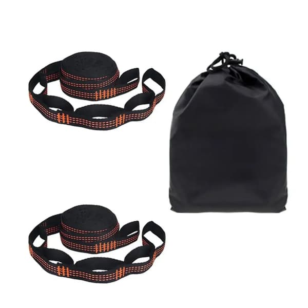 2 stycken/set hängmatta för utomhusbruk orange