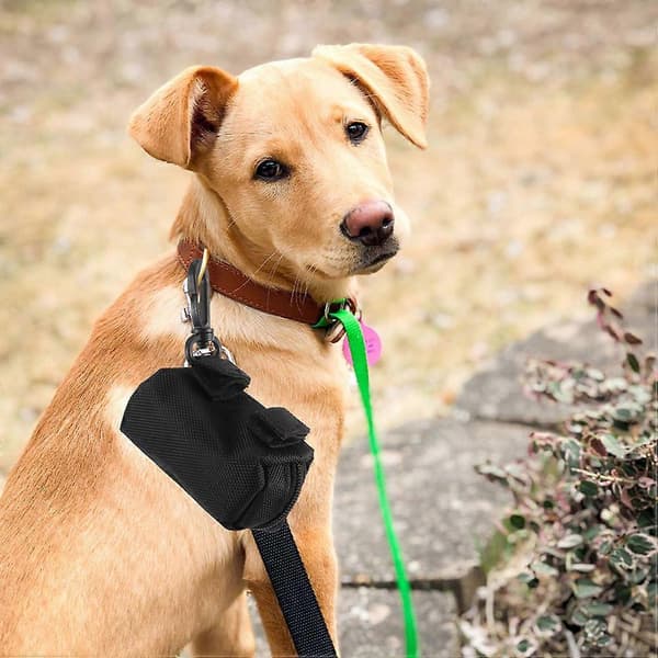 Affaldsposeholder til hund, bærbar holder til gåturen, 2 stk.