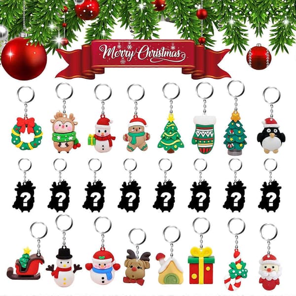 Jule-nedtælling 24 dages julekalender 24 dages overraskelser blind box