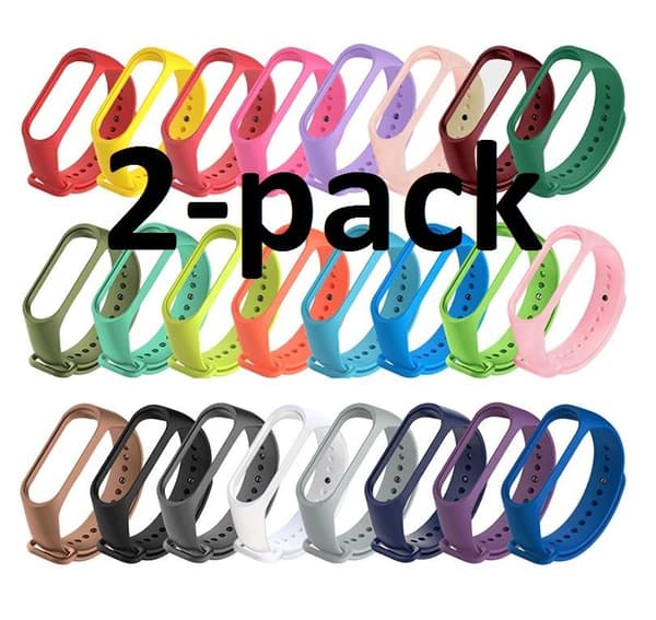 2-pak Xiaomi Mi Band 5.6 Armbånd