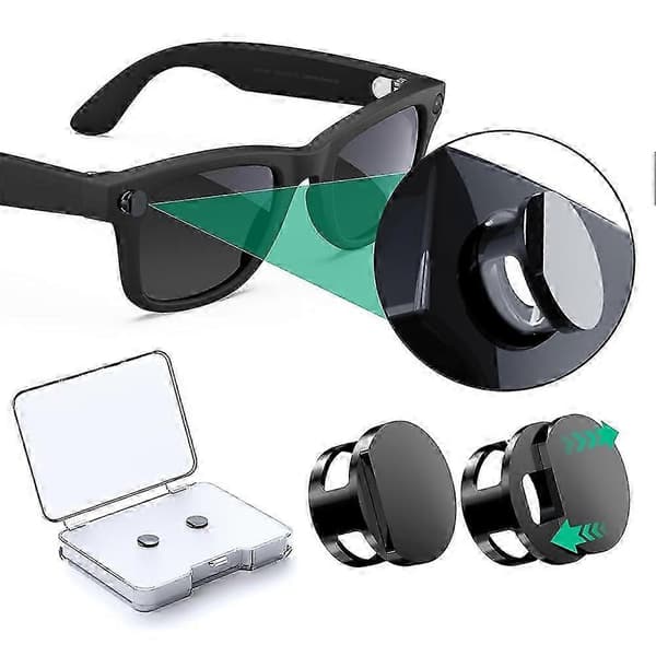 LED-lysblokkere for Rayban Meta Smart Glasses-tilbehør Lette briller Blitsdeksel!q1