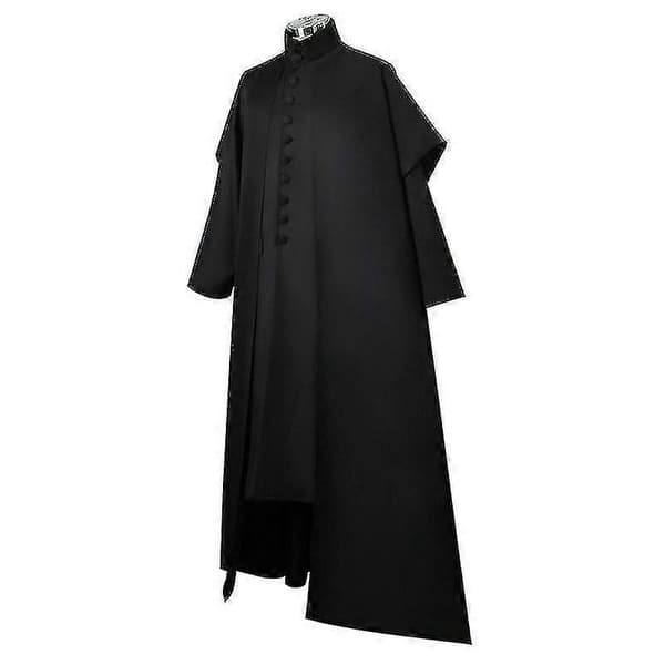 Severus Snape Cosplay Kostym för Vuxna Halloween Kostym Karnevalfest Förklädnad