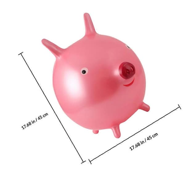 Barn Studsboll Att Rida På PVC Förtjockad Tecknad Studsboll