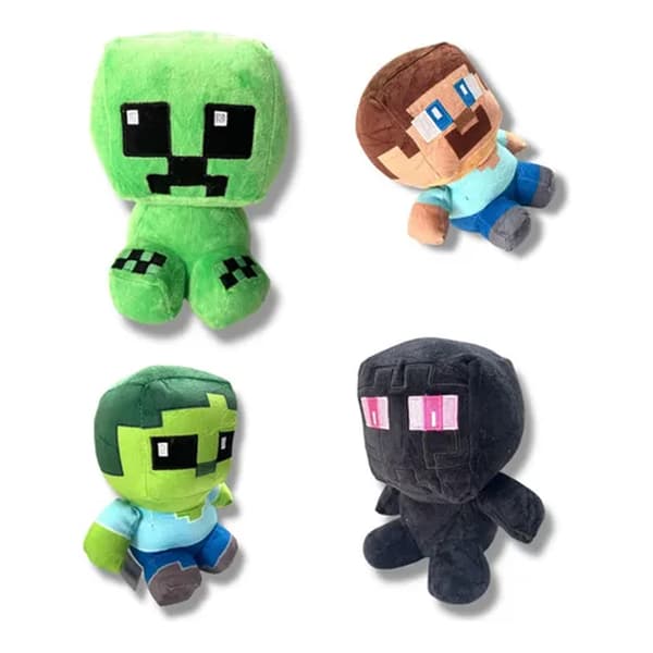 22 cm Minecraft-pelihahmo creeper enderman zombie pehmolelu, nukke