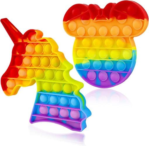 Paketti Pop Bubble Push Fidget -leluja, Popits Poppit Popper Poppit